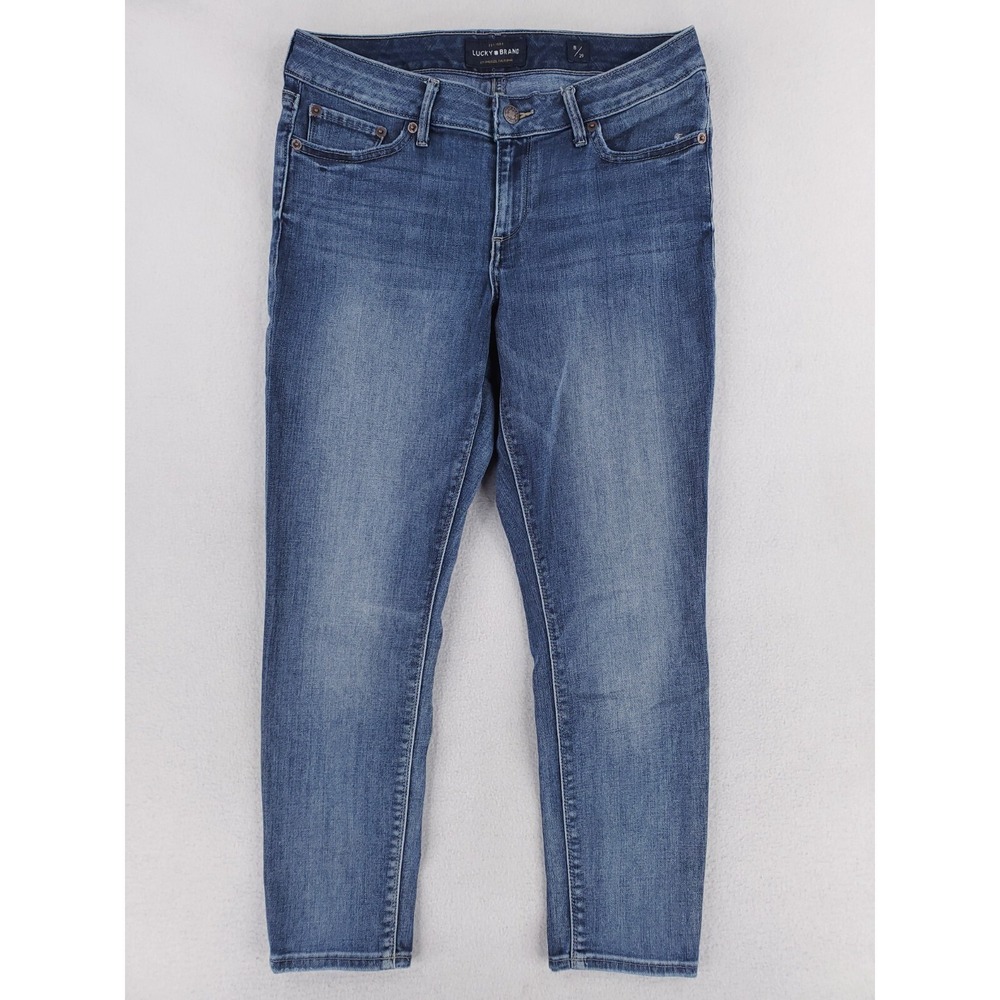 Lucky Brand Jeans Womens 8 Lolita Crop Skinny Ankle Stretch Denim Pants Medium